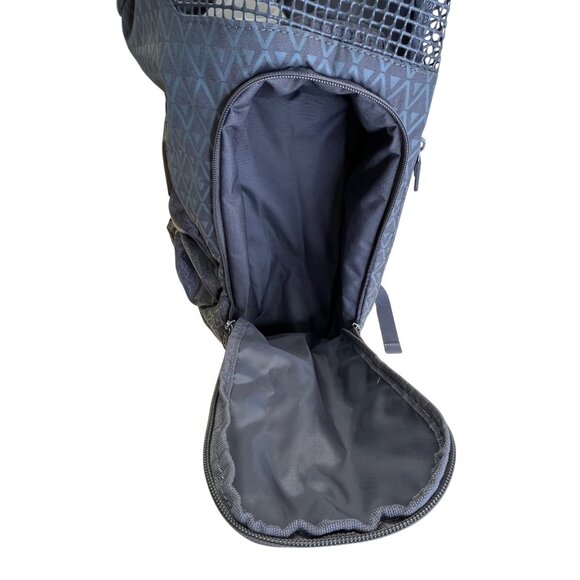 Point 3 Grey With Mesh & Ball Compartment Road Trip 2.0 Basketball Backpack - Picture 10 of 16